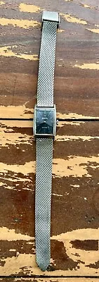 Vtg OMEGA DE VILLE AUTOMATIC SWISS MADE LADIES UNIQUE SILVER WATCH Not  Working • $19.99