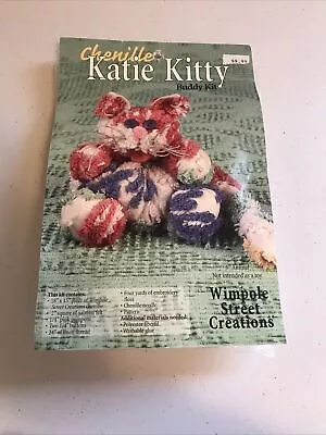 Wimpole Street Creations Chenille Katie Kitty Buddy Kit 6  Vintage NOS 1998 • $9.95