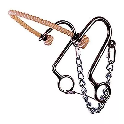 Reinsman Stage B Little  S  Hackamore 6  Cheek 10  Rope Nose 964 • $75.99