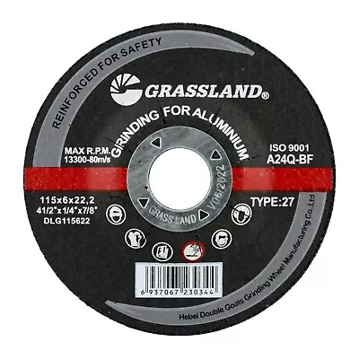 Grinding Disc Aluminum Grinding Wheel - 4-1/2  X 1/4  X  7/8  - T27 • $21.05