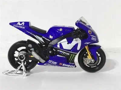 Maisto 1:18 Valentino Rossi # 46 Movistar Yamaha Toy Model Moto Gp YZR M1 • £18.99