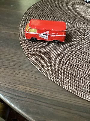 Majorette 244 Volkswagen T2 Van - Red & White  Cafe Hag  Vintage Diecast • $9.99