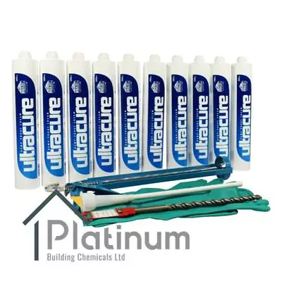 ULTRACURE Damp Proof Cream Kit (10 X 380ml Kit) | DPC Course Injection Treatment • £81.85