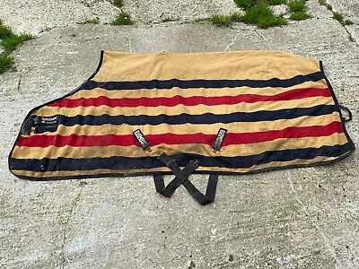 £59.99 • Buy 6ft9 Horseware Rambo Deluxe Newmarket Thick Striped Fleece Witney Gold