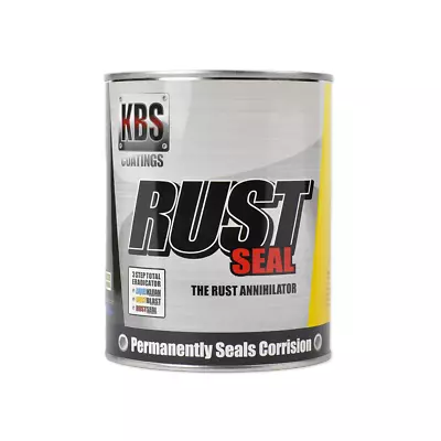 KBS Rust Seal 250mL Gloss Black Paint 1K Rust Prevention Coating • $41.99