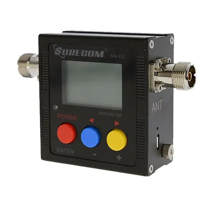 Surecom SW102 VSWR Power Meter 125-525MHz N-J SL16 RF Watt Frequency Counter • $46.49
