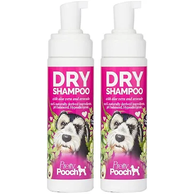 £14.95 • Buy Pretty Pooch Dry Shampoo For Dogs Quick Drying Waterless No Rinse Mousse 500ml