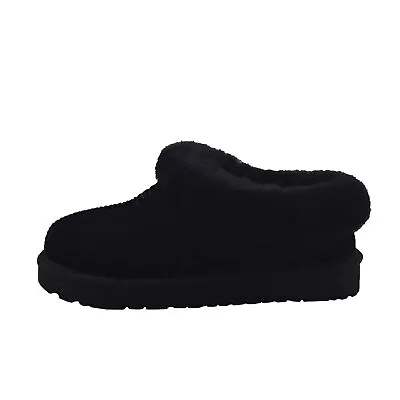 UGG TAZZETTE BLACK Women's Suede & Sheepskin Slippers 1134810 • $85