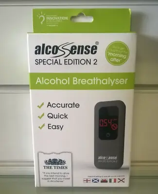 £39 • Buy AlcoSense Special Edition 2 (SE2) Breathalyzer
