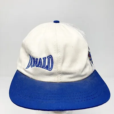 Vintage Donald Duck Disney Hat Baseball Cap Goofys Hat Co Made In USA • $16.90