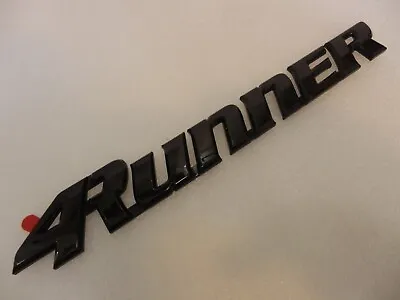 99-02 Toyota 4Runner Liftgate Emblem Badge Logo Tailgate Rear Letter Gloss Black • $16.99