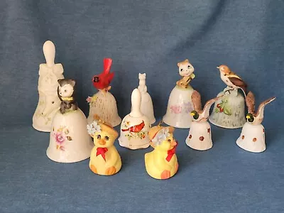 Vintage Animal Bell Lot (11)- Porcelain & Ceremic • $10.99