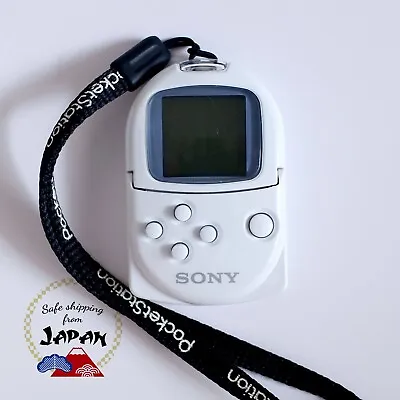 PS1 POCKET STATION Console WHITE SCPH-4000 Sony Official Playstation With Strap • $36.96