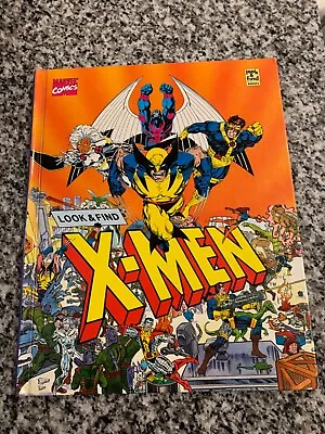 Marvel Comic Book Look And Find X-MEN 1992. Very Good Condition. • $7.95