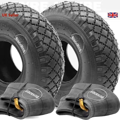 2x 3.00-4 Tyre & Tube 260x85 300-4 Fishing Trolley Tire Sack Truck Cart • £16.99