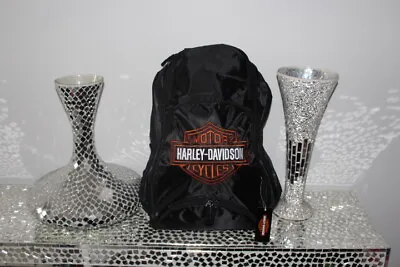 Brand New Embroidered Harley Davidson Bag Backpack Fatboy Dyna Vrod Xlh Softail • $149.95