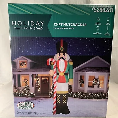 Huge 12 Foot Gemmy Airblown Nutcracker  • $98