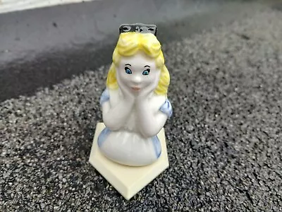 Vtg Alice In Wonderland Figurine On Platform 2 1/2 Inches Clean • $39.99