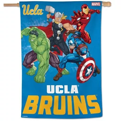 WinCraft NCAA Marvel UCLA Bruins Avengers Marvel Vertical Flag 28 X40  • $24.99