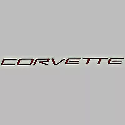 Rear Bumper Black ABS Insert Letters Fit Chevrolet Corvette C5 1997- 2004 • $19.90