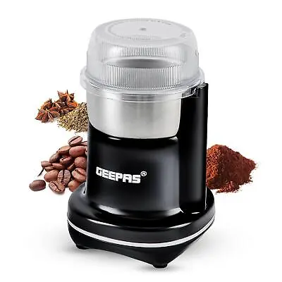 Coffee Grinder 200W Electric Dry Grinder Beans Nuts Spice Grinding Mill • £18.99