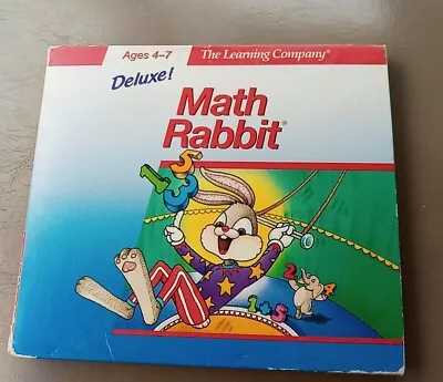 Deluxe! Math Rabbit 2.0 Ages 4-7 CD-Rom. Windows/Mac 1996 The Learning Company • $9.79