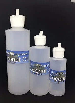 FRACTIONATED  COCONUT OIL 100% PURE CARRIER OIL FOR SKIN MASSAGE And More • $25.99
