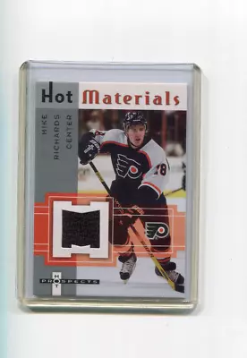 2005-06 Fleer Hot Prospects Hot Materials Mike Richards Rookie Jersey • $7.49