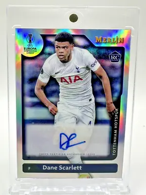 2021-22 Topps Merlin Chrome UEFA Dane Scarlett Rookie Autograph RC Auto #A-DS • $19.99