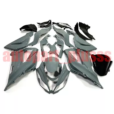 Nardo Gray Fit For Kawasaki Ninja ZX6R 636 2013-2018 Fairing Kit Injection • $429