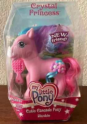 My Little Pony G3 Blushie Cutie Cascade Pony Crystal Princess Series 2006 NIB • $19.99