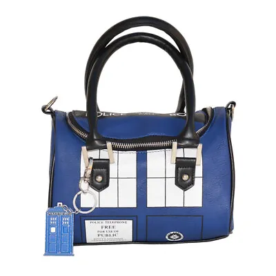 Doctor Who Police Box Tardis Handbag Shoulder Bag Womens Messenger Bag Rucksack • £23.40