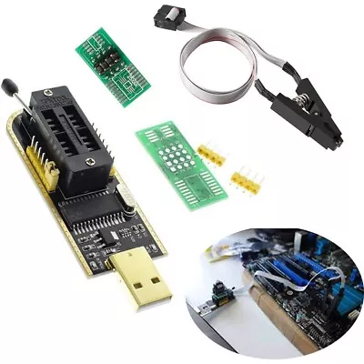 Module USB Programmer 24 EEPROM 25 SPI Flash Burner Chip CH341A Series • £11.70