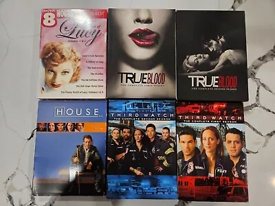 6-dvd Box Set Lot- I Love Lucy House Md S1 True Bloods1-2 Third Watch S1-2 • $39.99