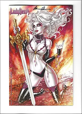 Lady Death Sworn! #1 Nm Naughty Horns Cover Brian Pulido Signature Dawn Mcteigue • $49.99