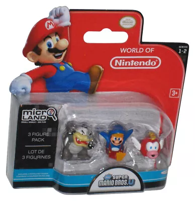 World Of Nintendo Super Mario Bros U (2015) Micro Land Figure Set - (Morton Koop • $82.99
