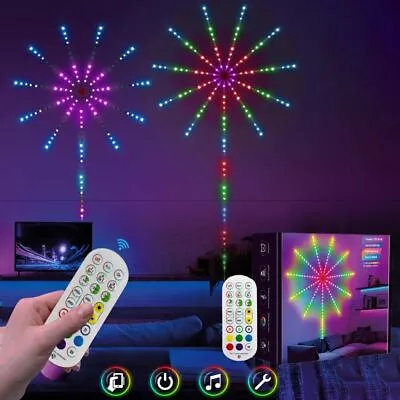 LED Firework Strip Light Dream Color RGB Smart Music Sync APP&Remote Control USA • $75.99