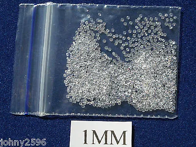 £3.60 • Buy 100 White Cubic Zirconia Loose Stones From 1mm Up To 3mm For Jewellery Making