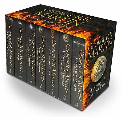 Game Of Thrones : A Song Of Ice And Fire 7 Books Box Set By George R R Martin • $66.89
