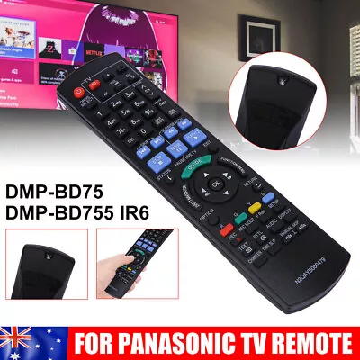 New Remote Control For Panasonic TV DVD LCD Plasma Blue Ray DMP-BD75 IR6 • $12.85