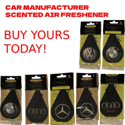 Car Manufacturer Air Freshener VW MERCEDES AUDI BMW • £2.99