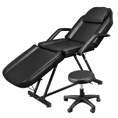 73  Adjustable Massage Table Bed Chair W/Stool Beauty Spa Tattoo Salon Equipment • $168.95