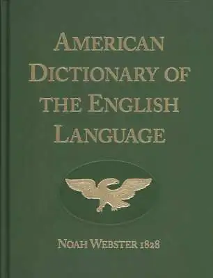 Noah Webster 1828 American Dictionary Of English Language Websters Hardcover New • $64.88