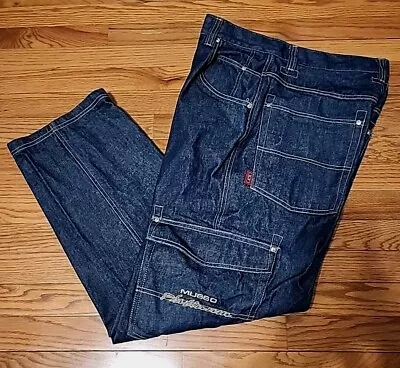 Musso Platinum Jeans W 34 L 32 ACTUAL 32 X 32 Y2k Skater Hipster Streetwear NWOT • $39.95