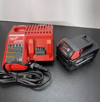 (1) GENUINE M18 Milwaukee 48-11-1828 3.0 Battery (1) Charger 18 Volt 48-59-1812 • $69.99