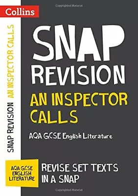 An Inspector Calls: AQA GCSE English Literature Text Guide (Collins Snap Revisi • £2.74