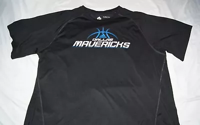 Dallas Mavericks Adidas Climalite Mens 2XL XXL NBA Basketball Black Shirt • $12.49