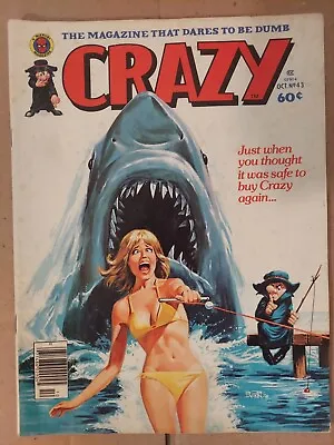 Marvel Comics Crazy Magazine #43 October 1978 Jaws • $39.99