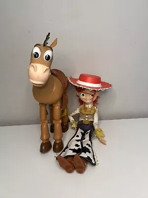 Disney Toy Story Jessie Talking Doll And  Hat With Bullseye Mattel Retro 2010 • £14.99
