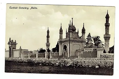 £3.50 • Buy Malta Postcard Turkish Cemetery